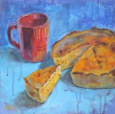 Print of Expressionism Food & Drink Paintings by Olga Belykh