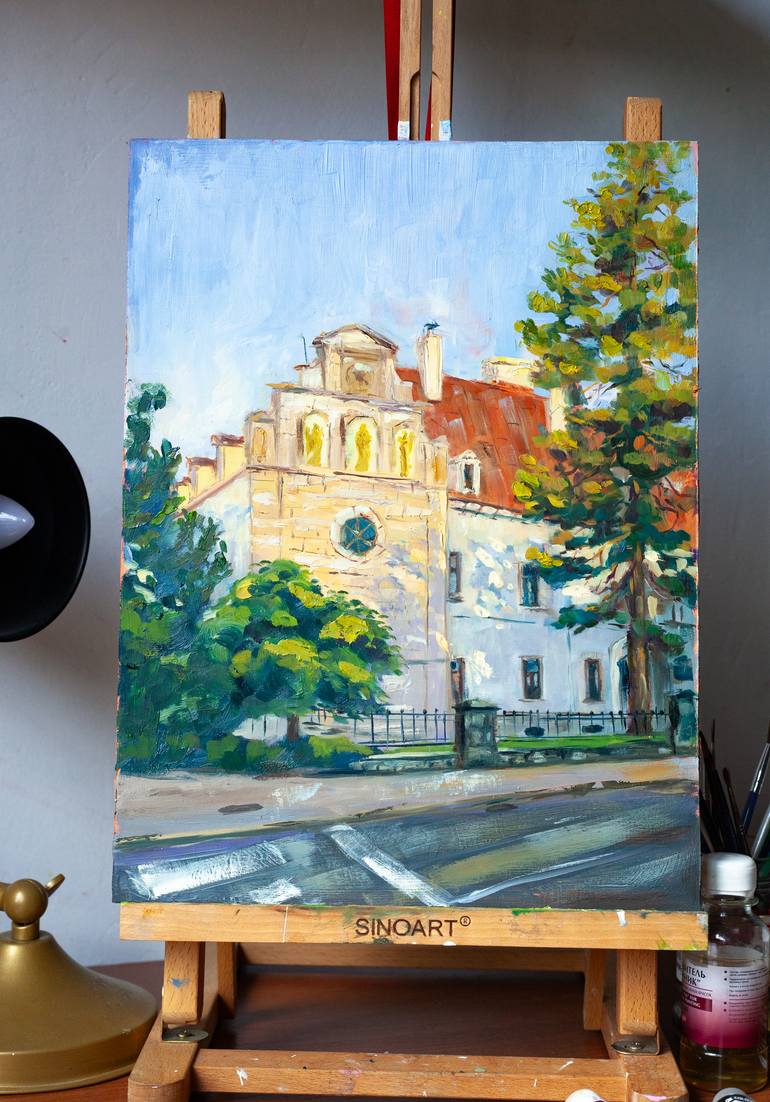 Original Realism Architecture Painting by Olga Belykh
