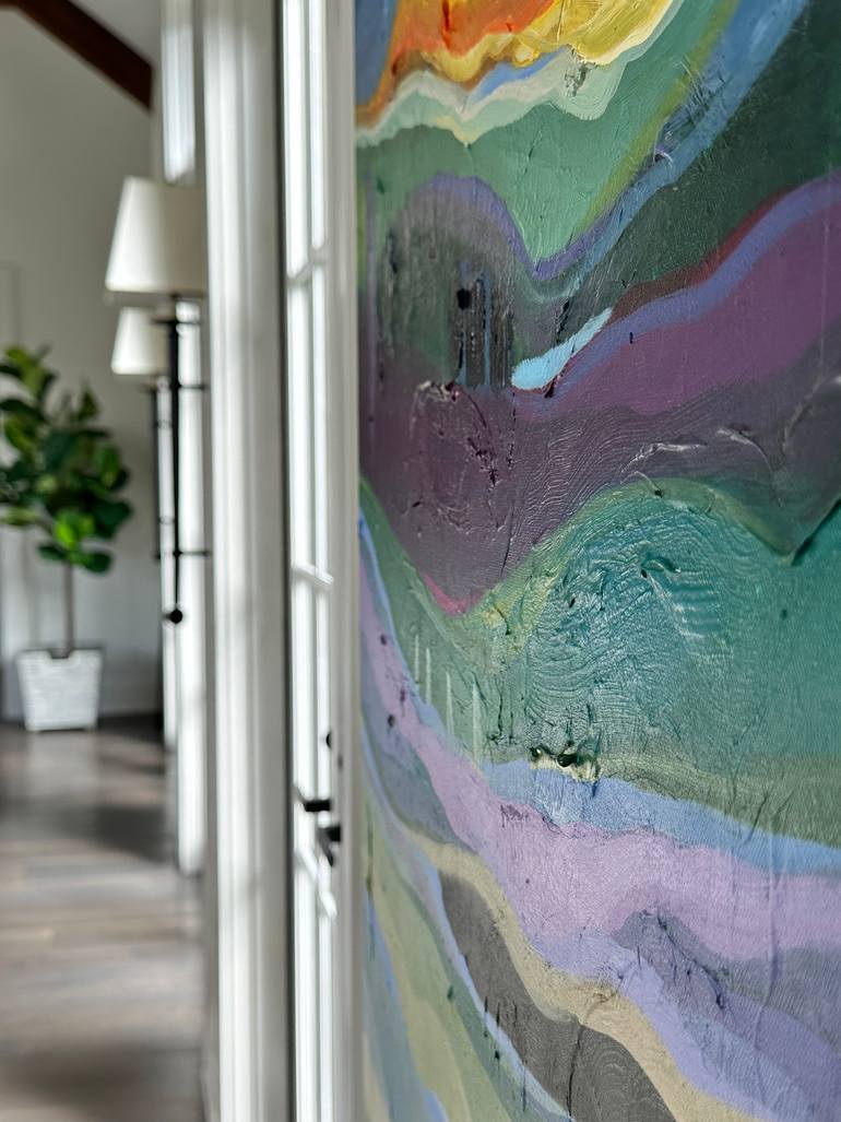 Original Abstract Landscape Painting by Jessica Hannum