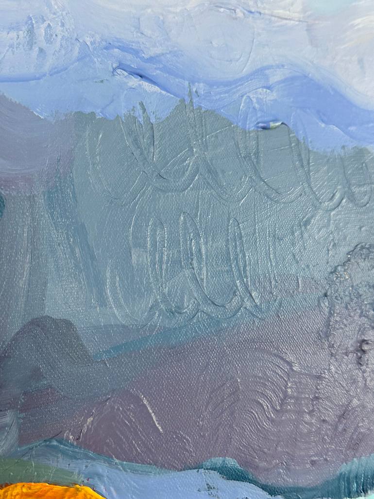 Original Abstract Landscape Painting by Jessica Hannum