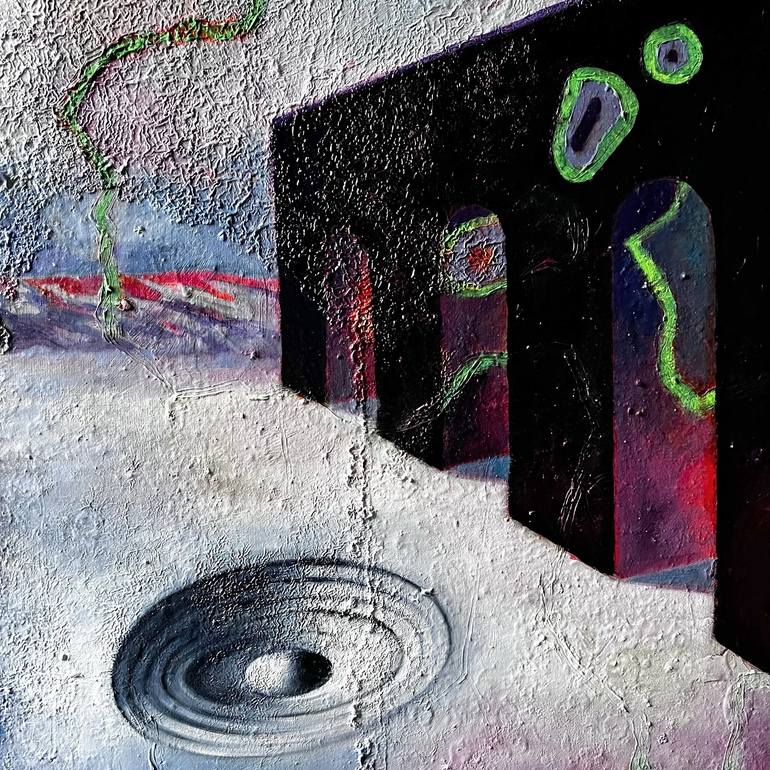 Original Figurative Cinema Painting by Benjamin Ortleb