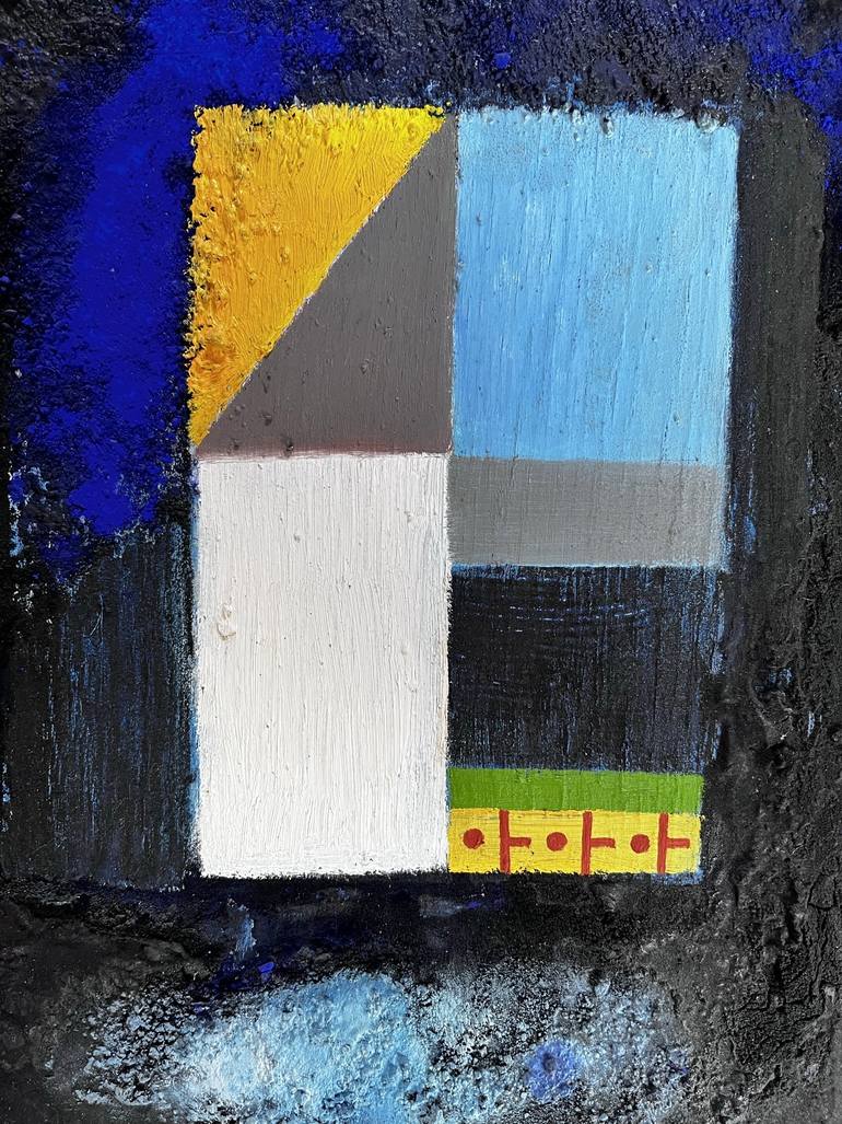Original Cubism Abstract Painting by Benjamin Ortleb