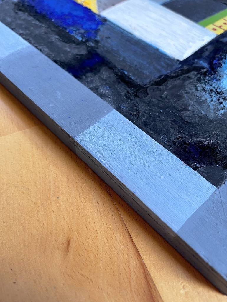 Original Cubism Abstract Painting by Benjamin Ortleb
