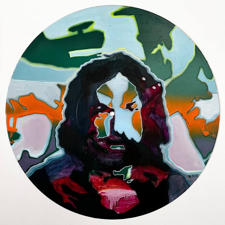 Original Abstract Music Painting by Benjamin Ortleb