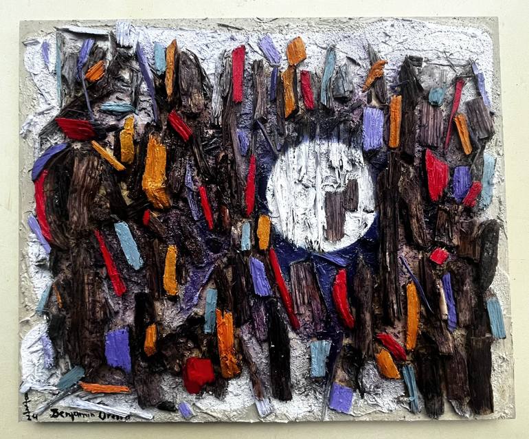 Original Modernism Abstract Painting by Benjamin Ortleb