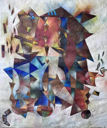 Original Cubism Abstract Paintings by Benjamin Ortleb