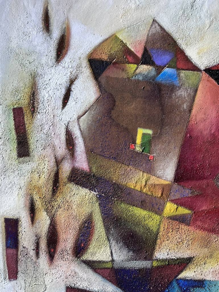 Original Cubism Abstract Painting by Benjamin Ortleb