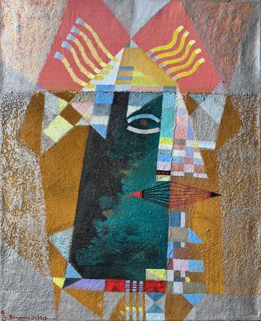 Original Cubism Abstract Paintings by Benjamin Ortleb