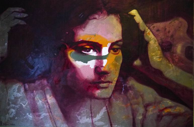 Blade Runner Rachel Lost In Memories Painting By Benjamin Ortleb Saatchi Art