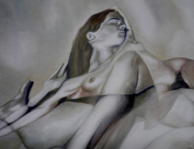 Original Modern Erotic Painting by Benjamin Ortleb