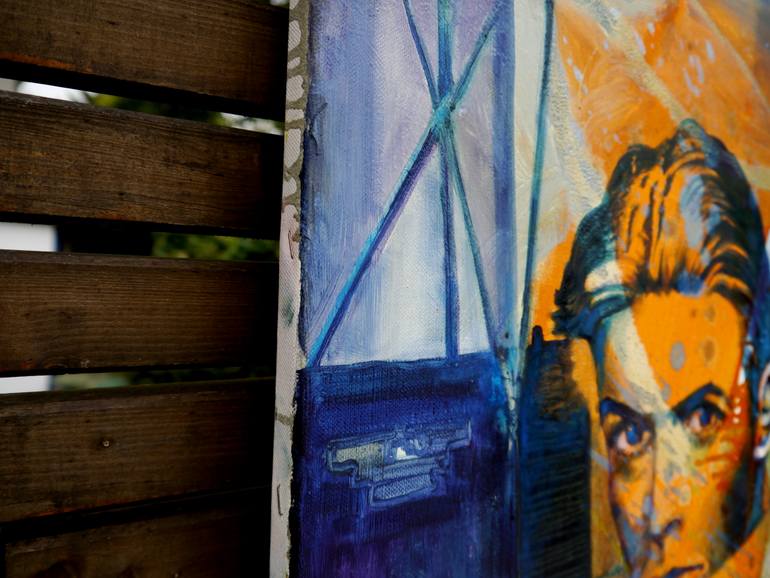 Original Figurative Cinema Painting by Benjamin Ortleb