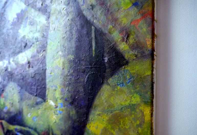 Original Figurative Nude Painting by Benjamin Ortleb