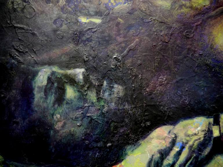 Original Figurative Nude Painting by Benjamin Ortleb