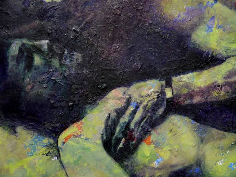 Original Figurative Nude Painting by Benjamin Ortleb