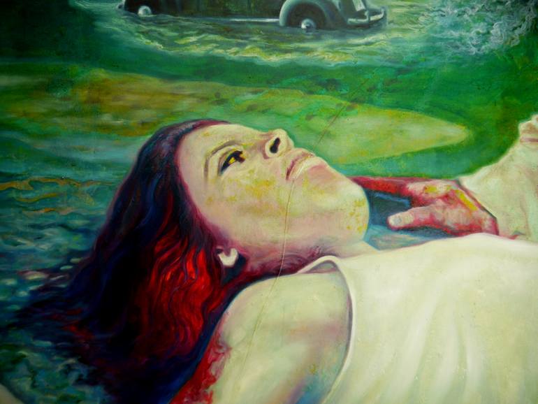 Original Figurative Cinema Painting by Benjamin Ortleb