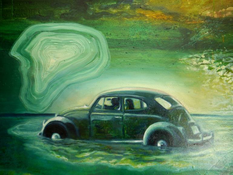 Original Figurative Cinema Painting by Benjamin Ortleb