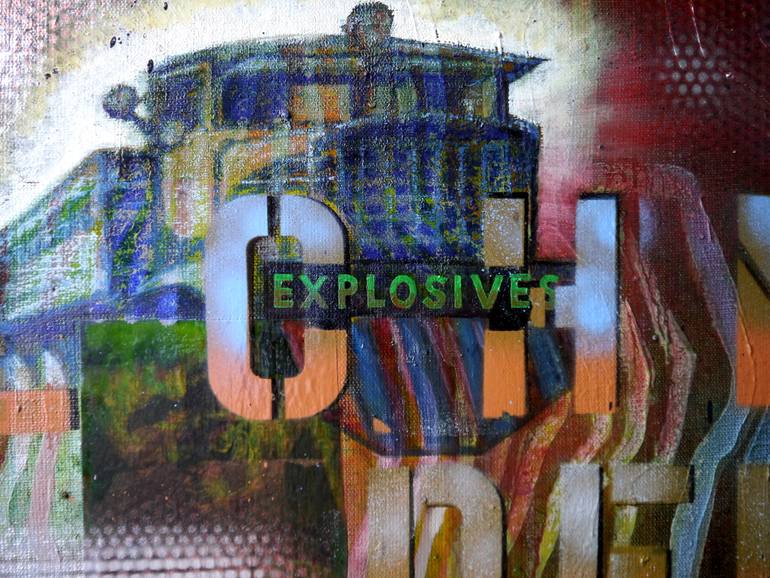 Original Modernism Cinema Painting by Benjamin Ortleb