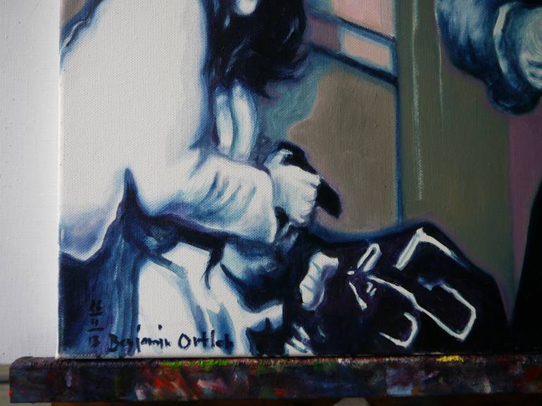 Original Figurative Cinema Painting by Benjamin Ortleb