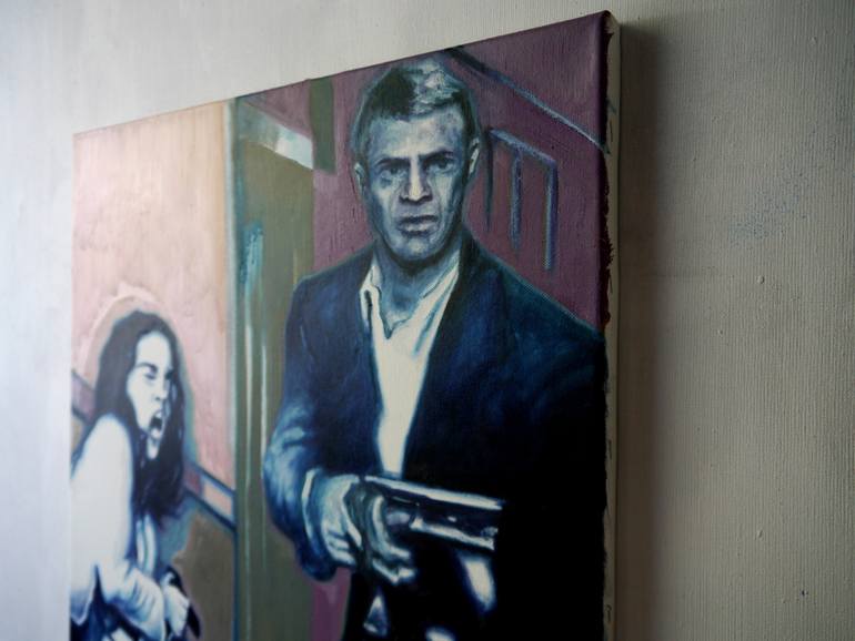 Original Figurative Cinema Painting by Benjamin Ortleb