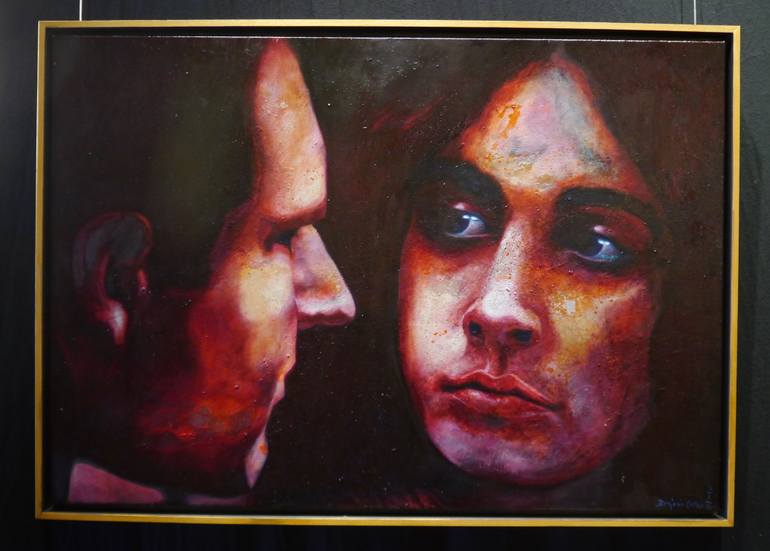 Original Figurative Cinema Painting by Benjamin Ortleb