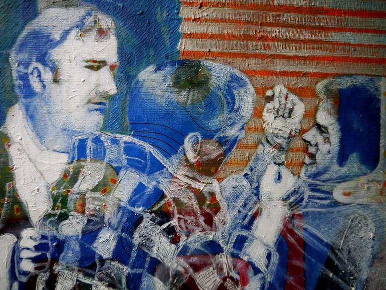 Original Figurative Cinema Painting by Benjamin Ortleb