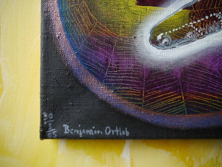 Original Abstract Water Painting by Benjamin Ortleb