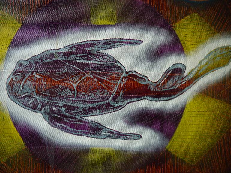 Original Abstract Water Painting by Benjamin Ortleb