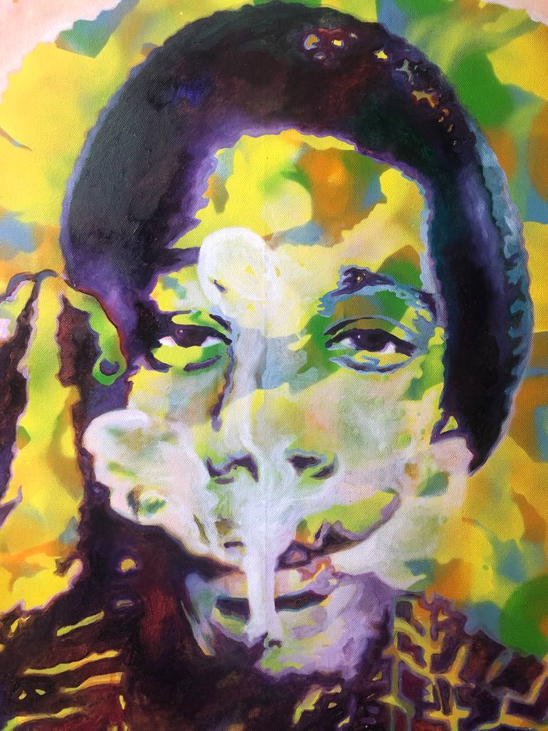 Original Abstract Expressionism Music Painting by Benjamin Ortleb