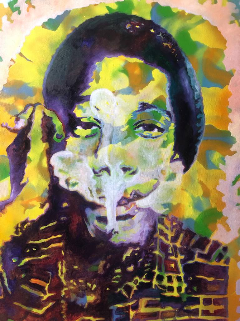 Original Abstract Expressionism Music Painting by Benjamin Ortleb