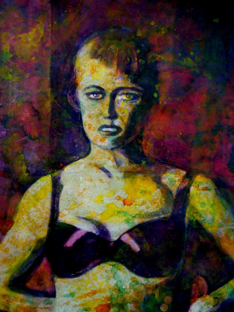 Original Figurative Cinema Painting by Benjamin Ortleb
