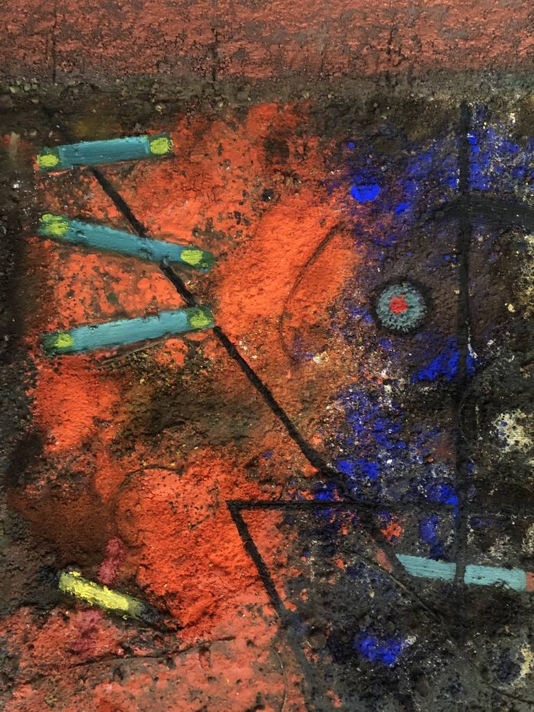 Original Abstract Painting by Benjamin Ortleb