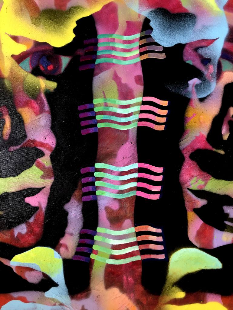 Original Abstract Music Painting by Benjamin Ortleb