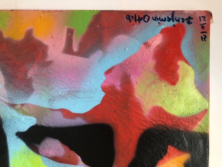 Original Abstract Music Painting by Benjamin Ortleb