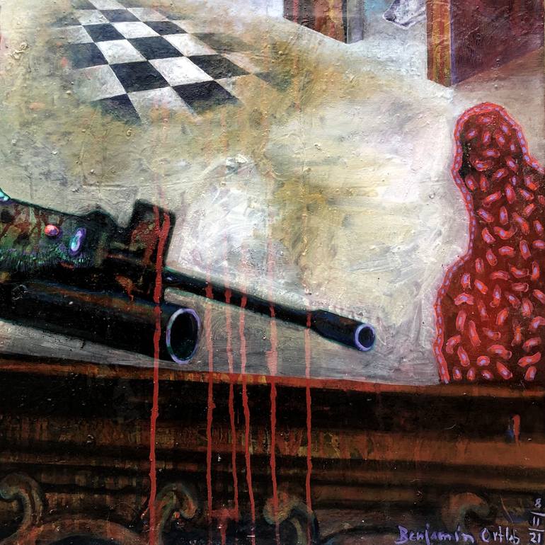 Original Figurative Cinema Painting by Benjamin Ortleb