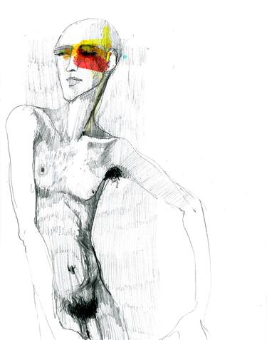 Original Nude Drawings by Luigi Ciuffreda