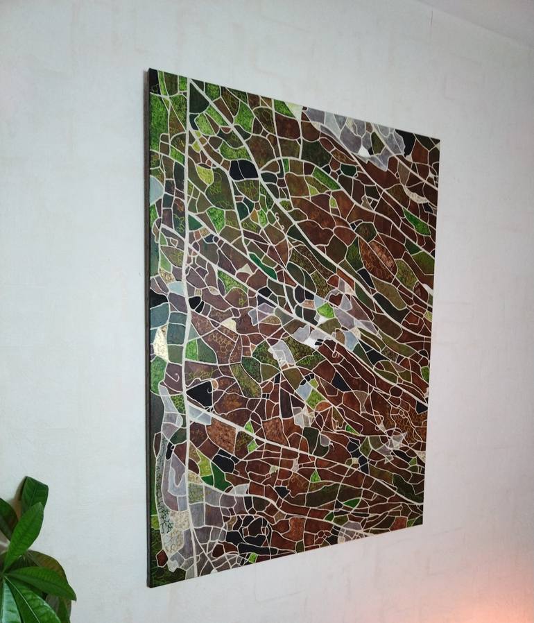Original Abstract Nature Painting by Sophie CANTOU