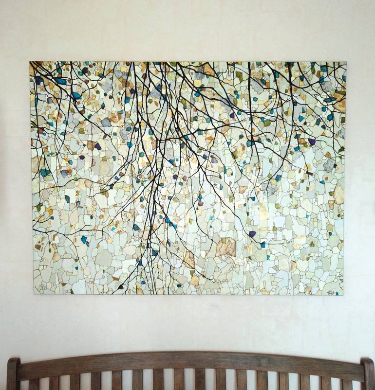 Original Abstract Nature Painting by Sophie CANTOU