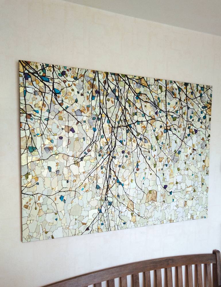 Original Abstract Nature Painting by Sophie CANTOU