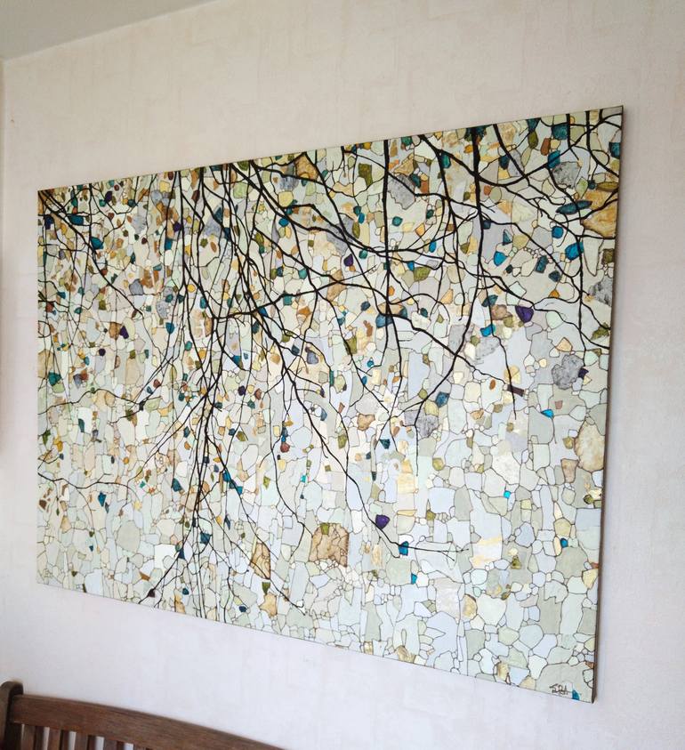 Original Abstract Nature Painting by Sophie CANTOU