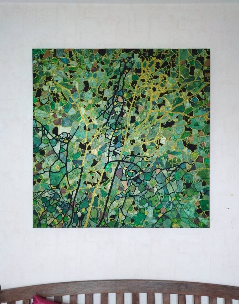 Original Abstract Nature Painting by Sophie Cantou
