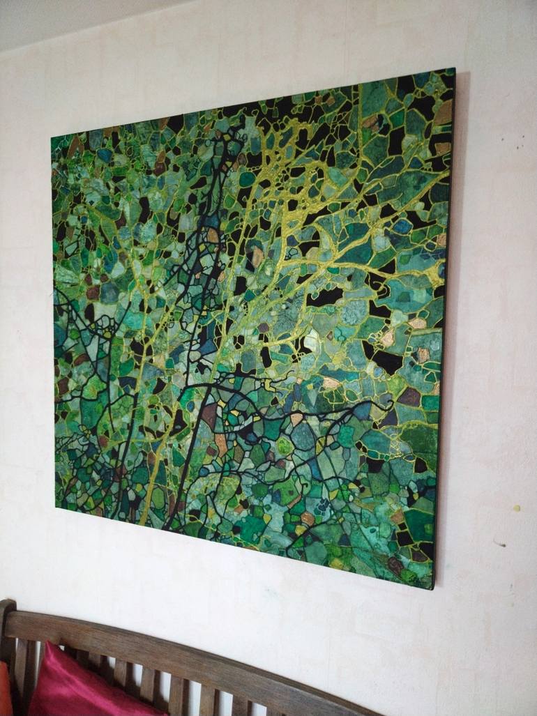 Original Abstract Nature Painting by Sophie Cantou