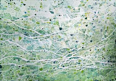 Original Art Deco Abstract Paintings by Sophie Cantou