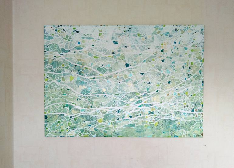 Original Abstract Painting by Sophie CANTOU