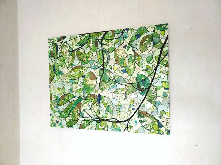 Original Abstract Nature Painting by Sophie CANTOU