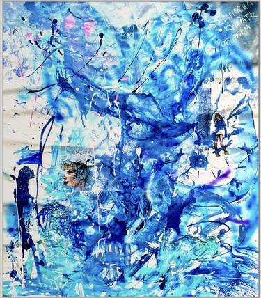 Original Abstract Expressionism Abstract Paintings by Mila Stone