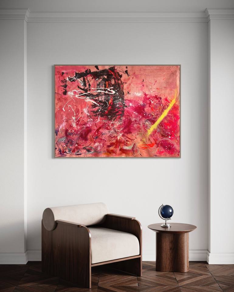 Original Abstract Expressionism Abstract Painting by Mila Stone