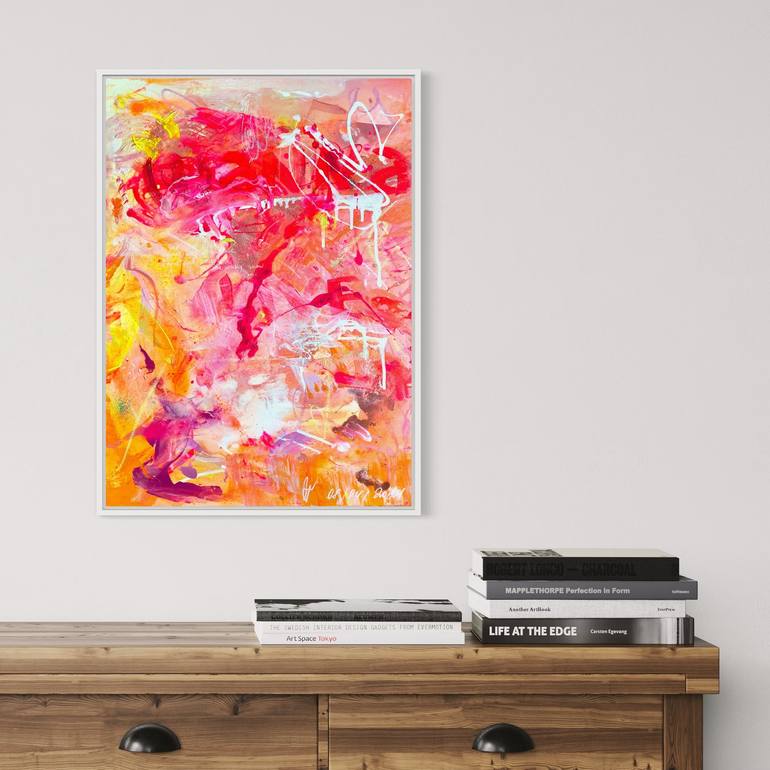 Original Abstract Expressionism Abstract Painting by Mila Stone