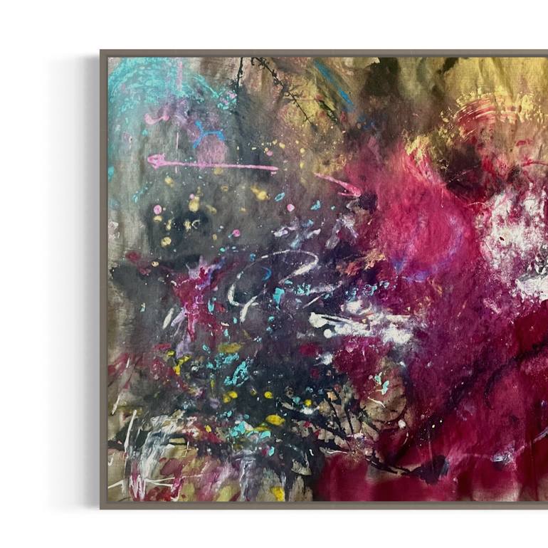 Original Abstract Expressionism Abstract Painting by Mila Stone