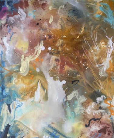 Original Abstract Expressionism Abstract Painting by Mila Stone