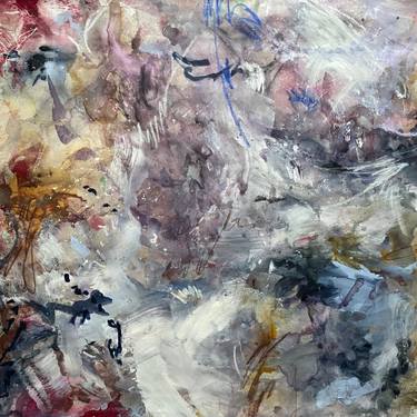 Original Abstract Expressionism Abstract Painting by Mila Stone
